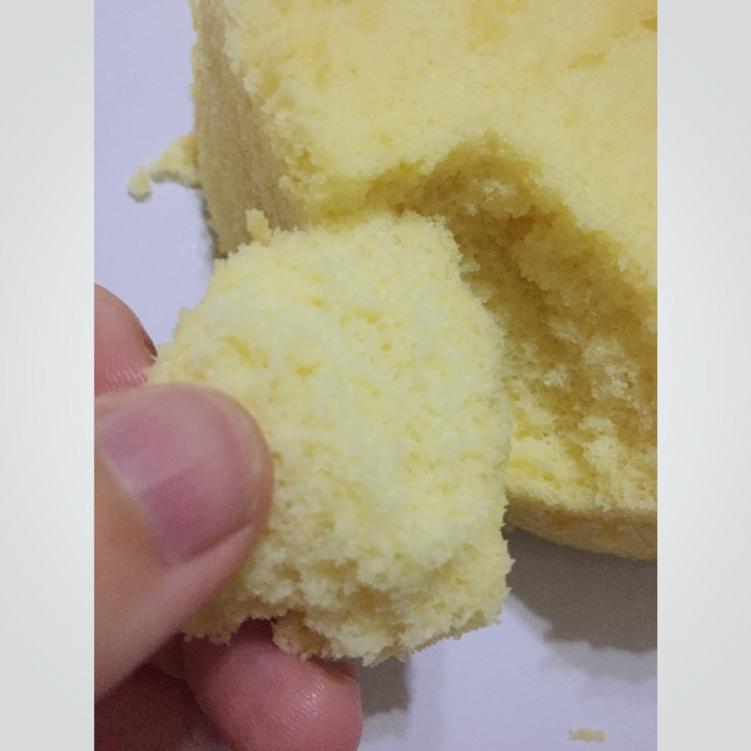 6寸原味戚风蛋糕