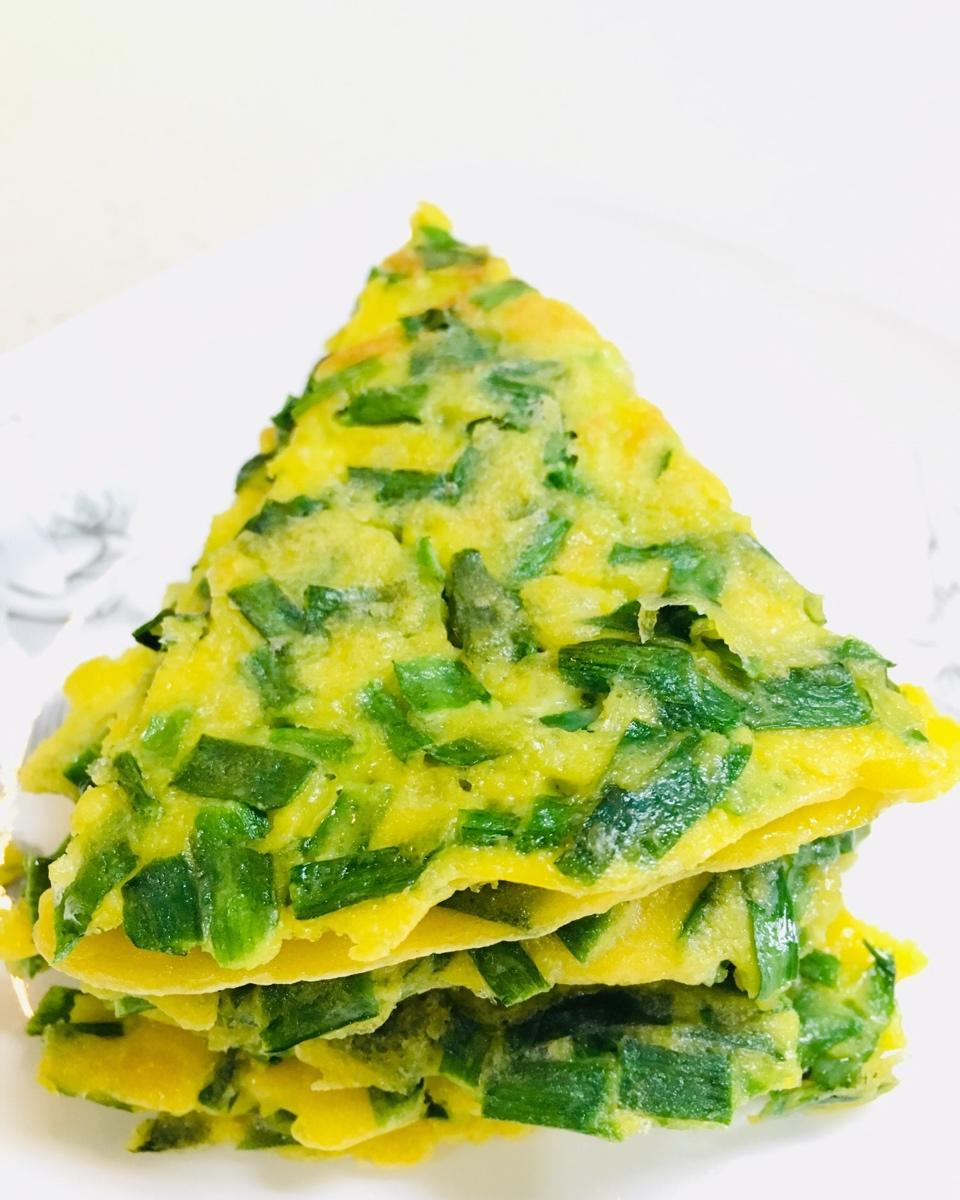 韭菜鸡蛋饼