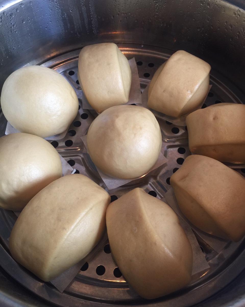 有着面包口感的红糖馒头（一次发酵）