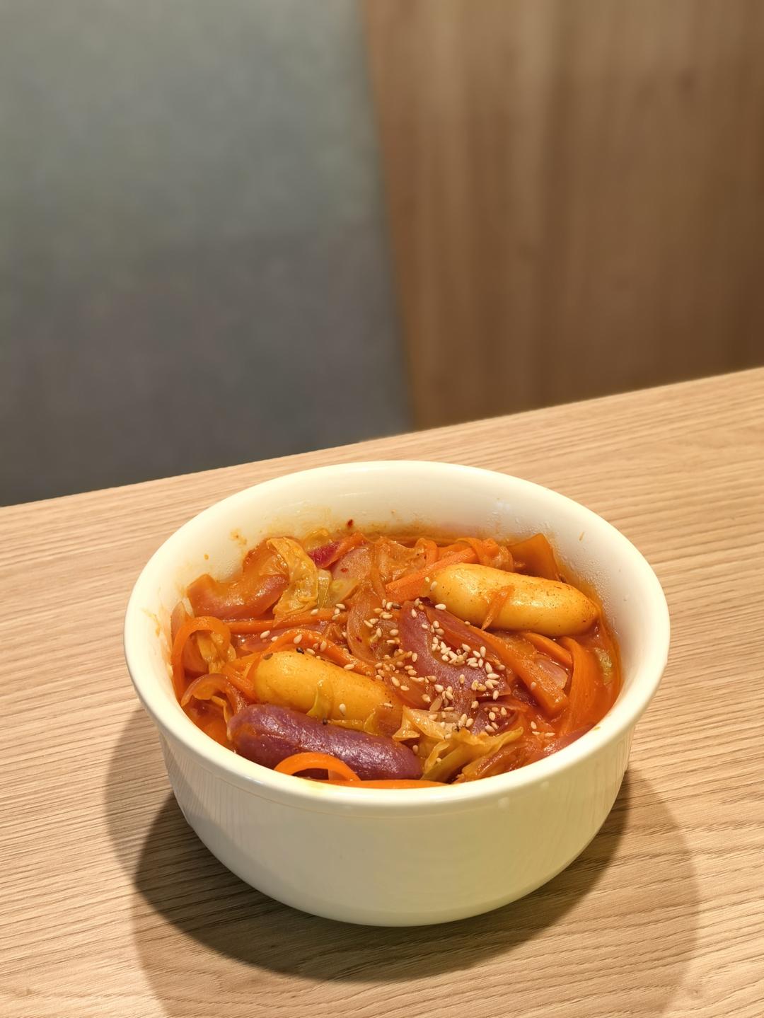 韩式辣炒年糕（or网红芝士套路之芝心年糕）