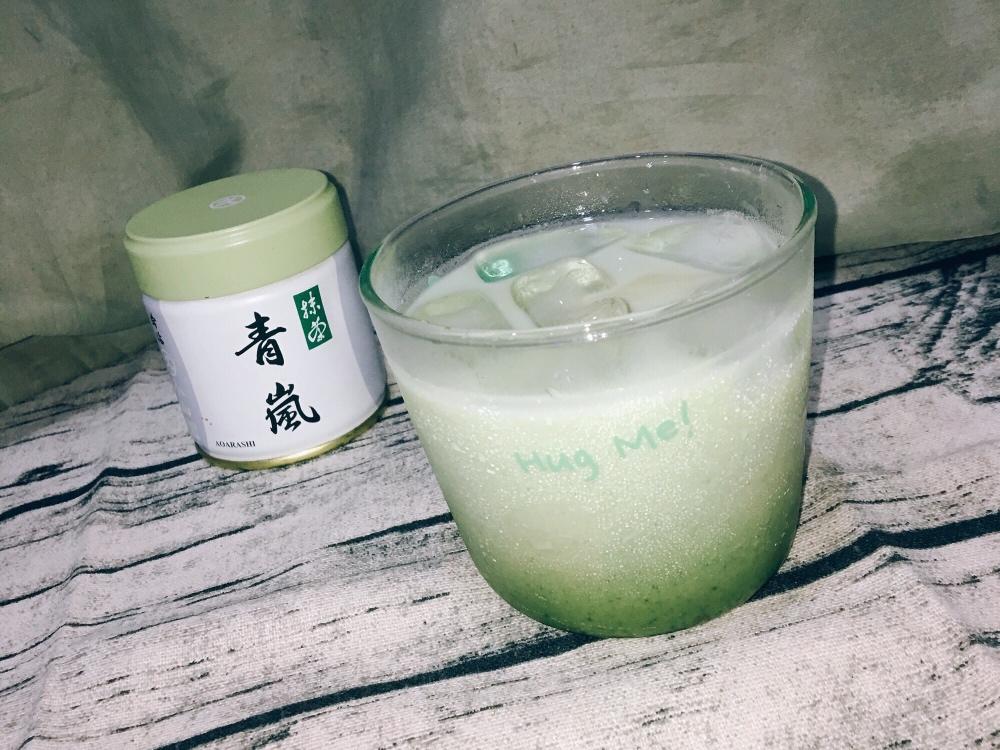 黑糖蜜黄豆粉抹茶拿铁