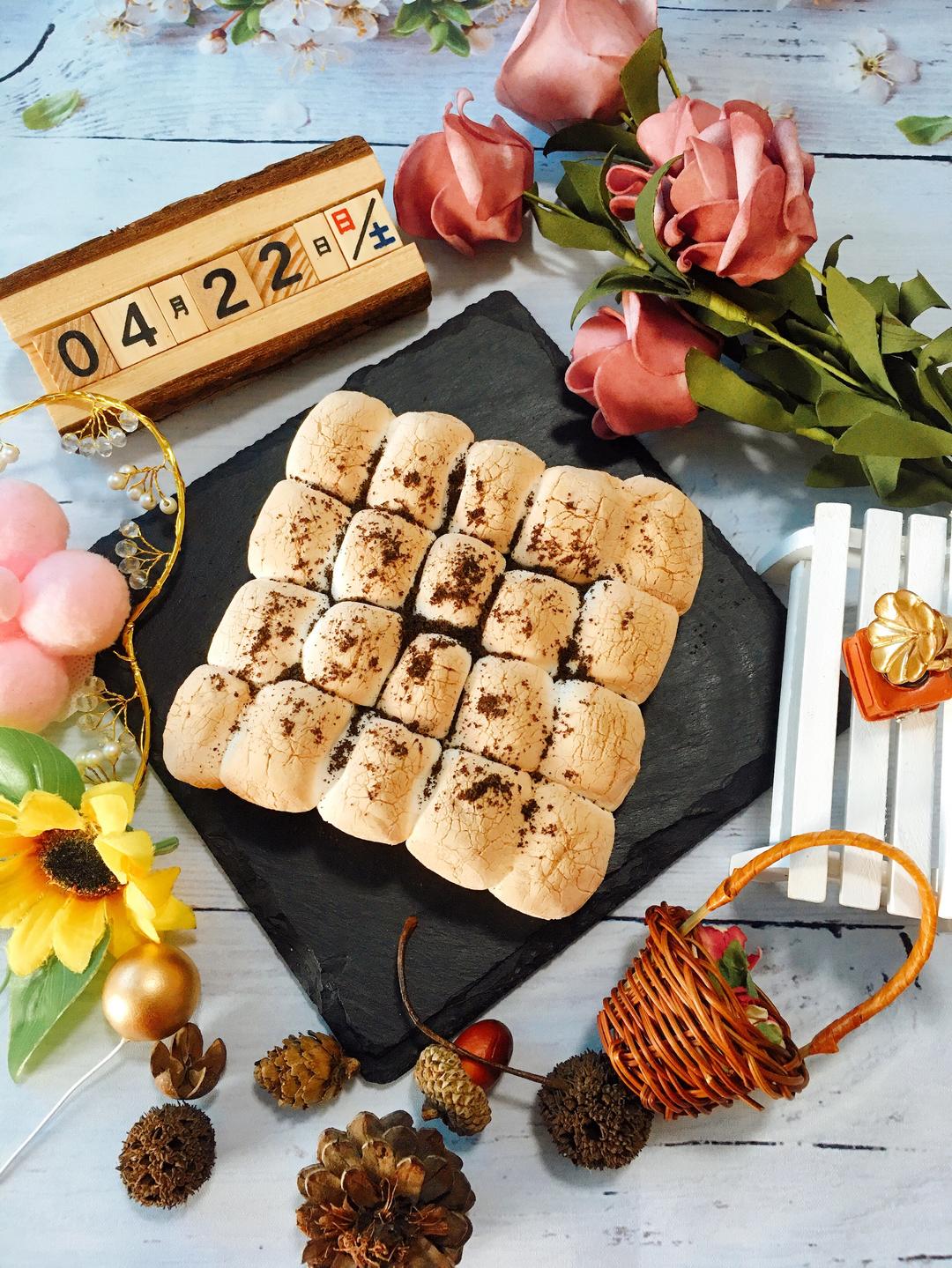 「棉花糖烤吐司🍞」空气炸锅版的做法