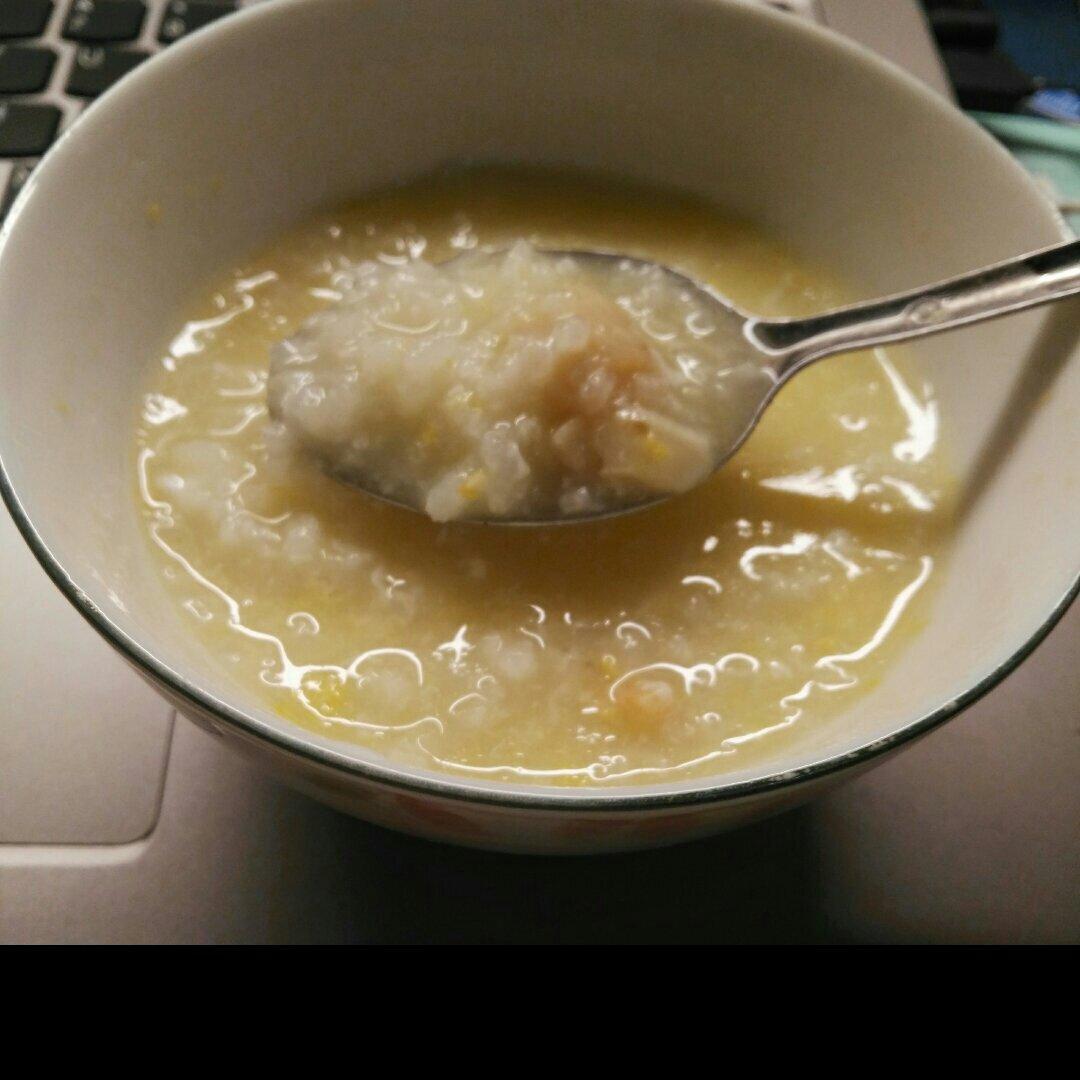 瑶柱虾米蛋花粥的做法