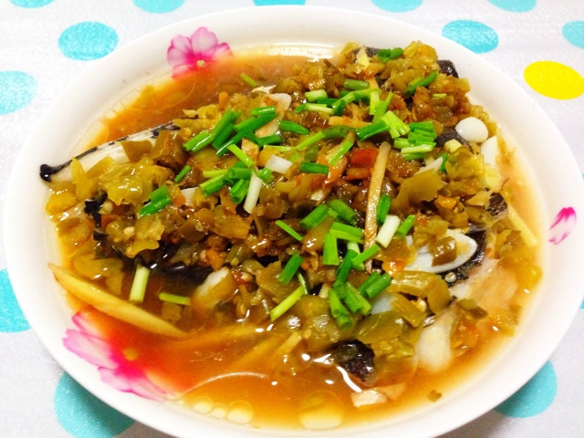 清蒸鸦片鱼头