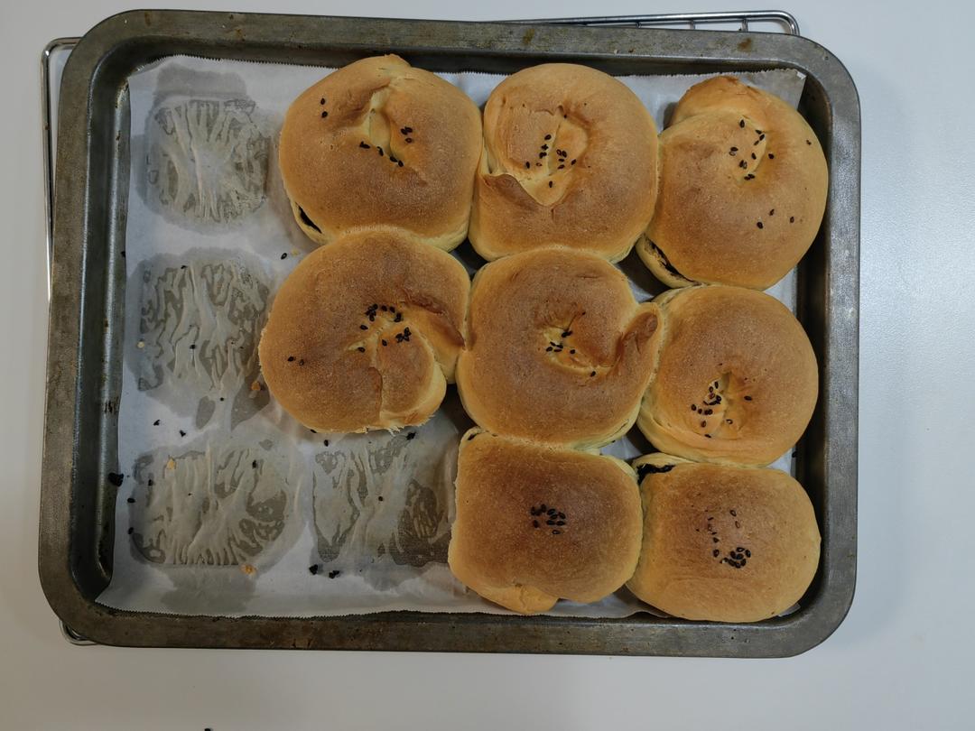 牛奶面包卷（直接法）