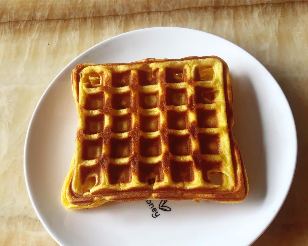 外脆内糯华夫饼：完美复刻小吃街Q格格/格子Q🧇（可可和奶香口味）的做法 步骤6