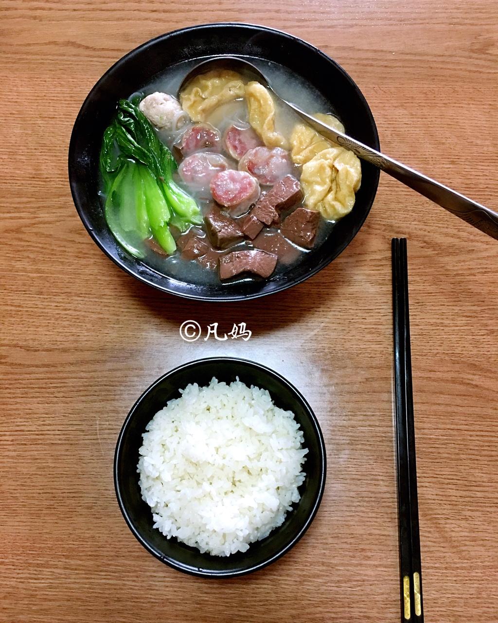 鸭血粉丝汤（简易版）