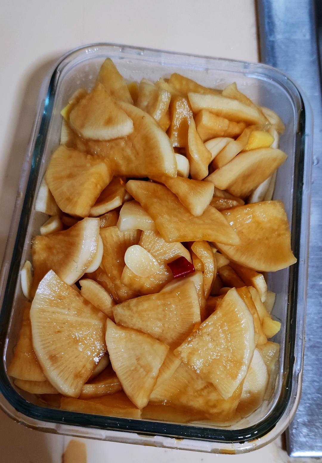 酸辣脆爽的萝卜，当零食都非常好