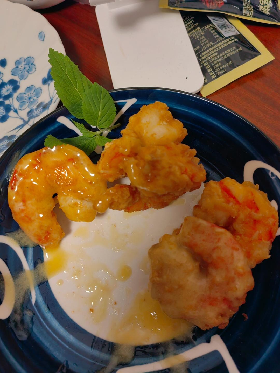 柏悦平替版芥末虾球