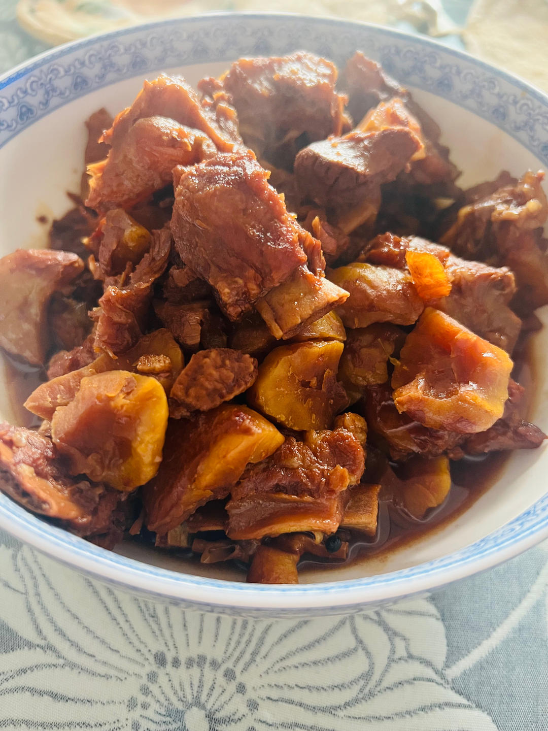 板栗烧排骨