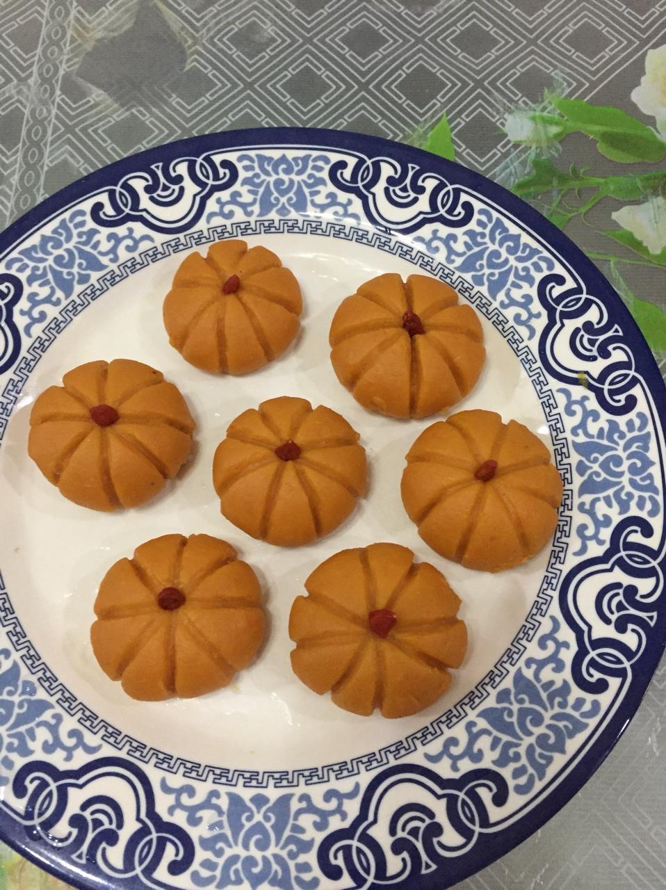 蒸南瓜糯米饼