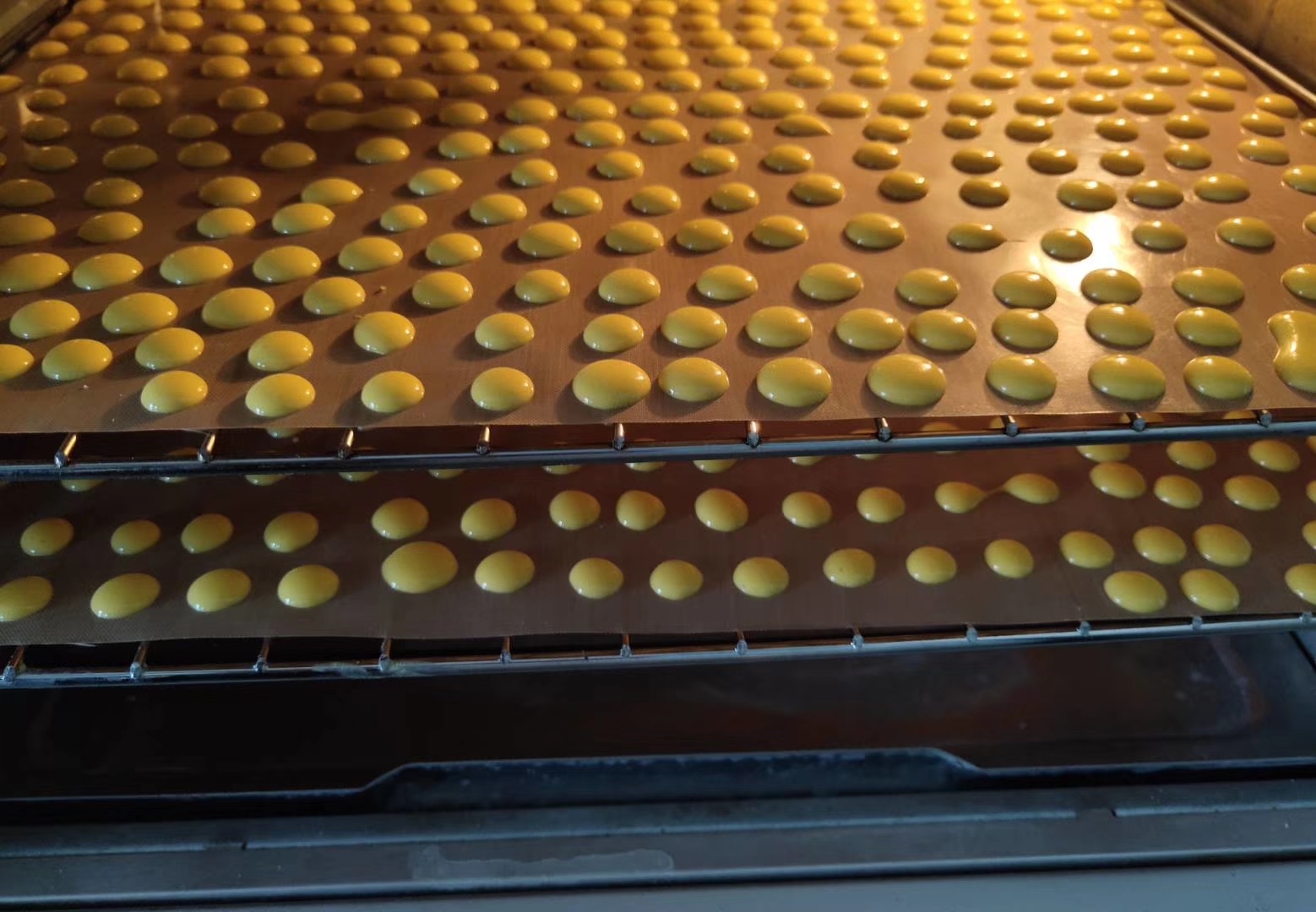 蛋黄溶豆的做法 步骤9
