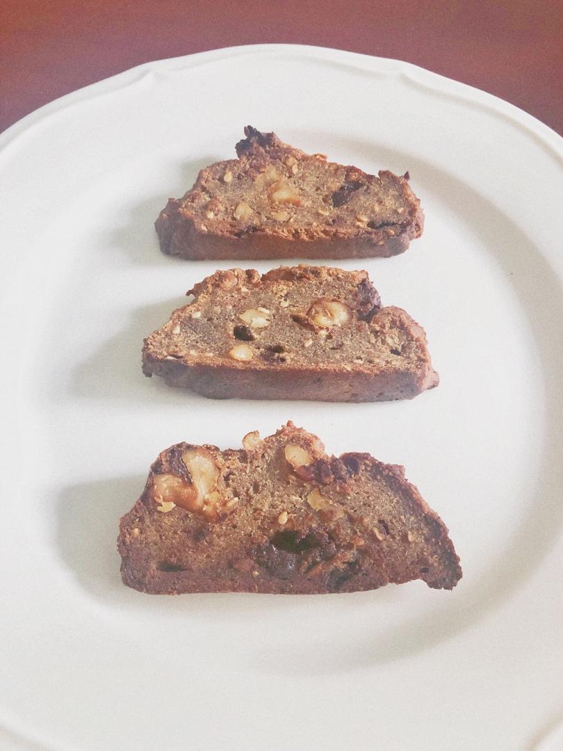 香蕉biscotti意式脆饼（无麸质无糖纯素）简易快手饼干