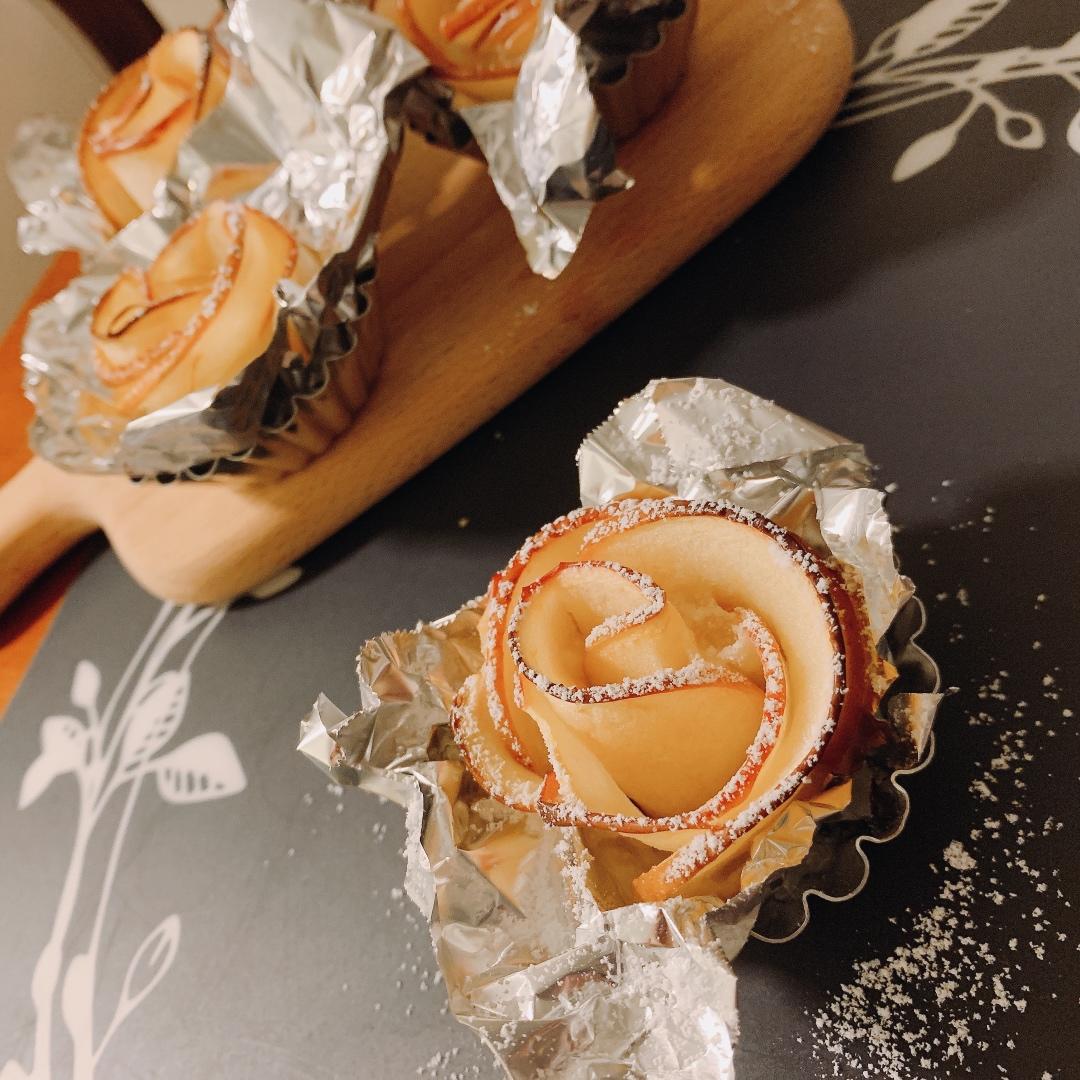 情人节玫瑰塔（手抓饼版）