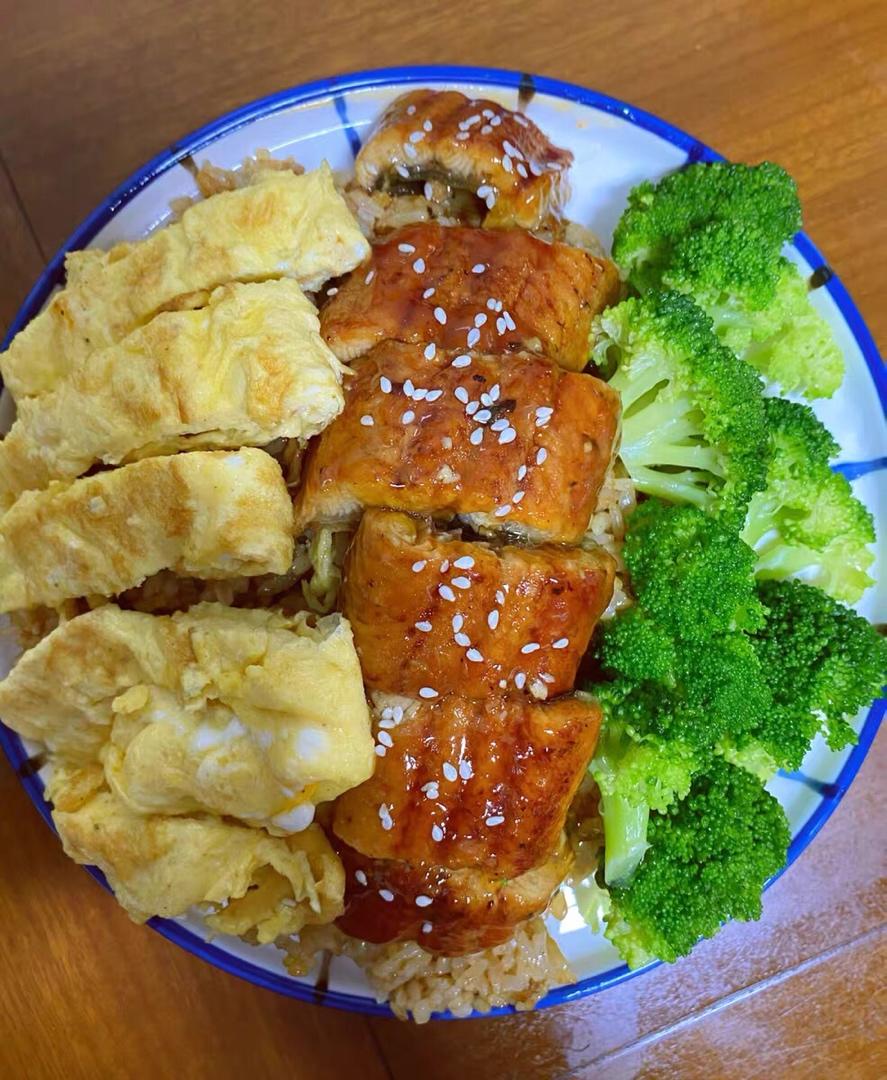 超简单西兰花鳗鱼饭零失败