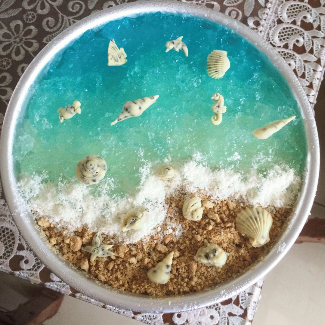 海洋椰风 慕斯蛋糕（8寸)