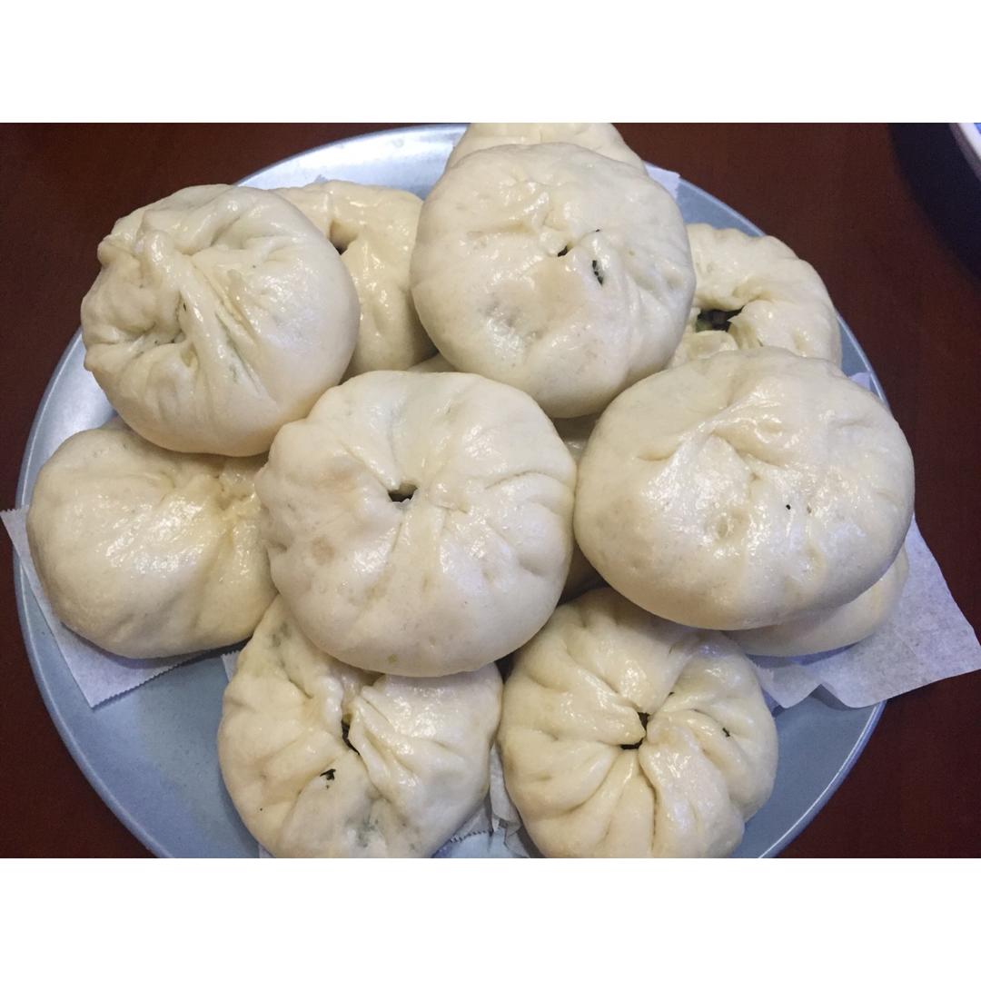 节省一半时间的大包子（另付翠绿菜包子，肉包子，腹黑包子食谱）