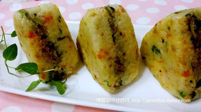 泡菜饭团 ～ 김치주먹밥的做法