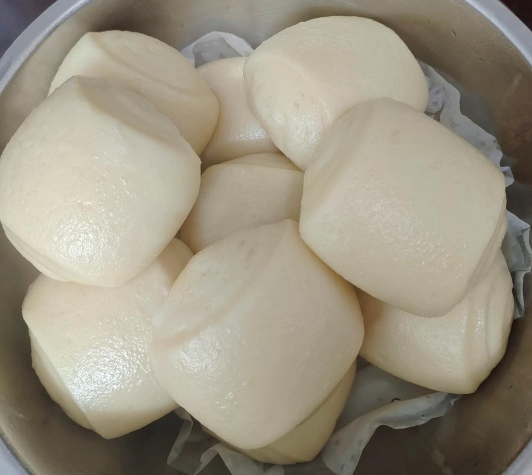 汤种甜馒头（凉了也不硬）