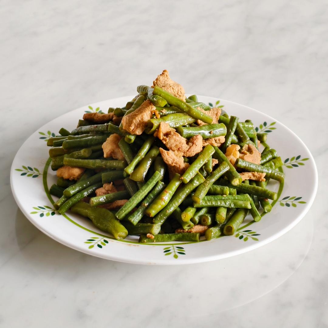 豇豆豆角炒肉肉