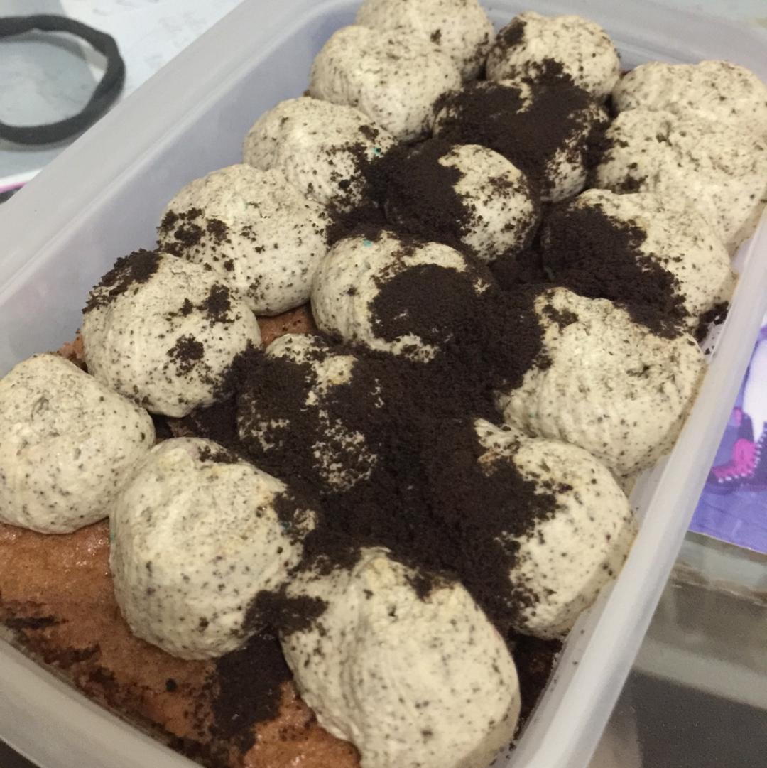 好吃到流泪的奥利奥咸奶油盒子蛋糕