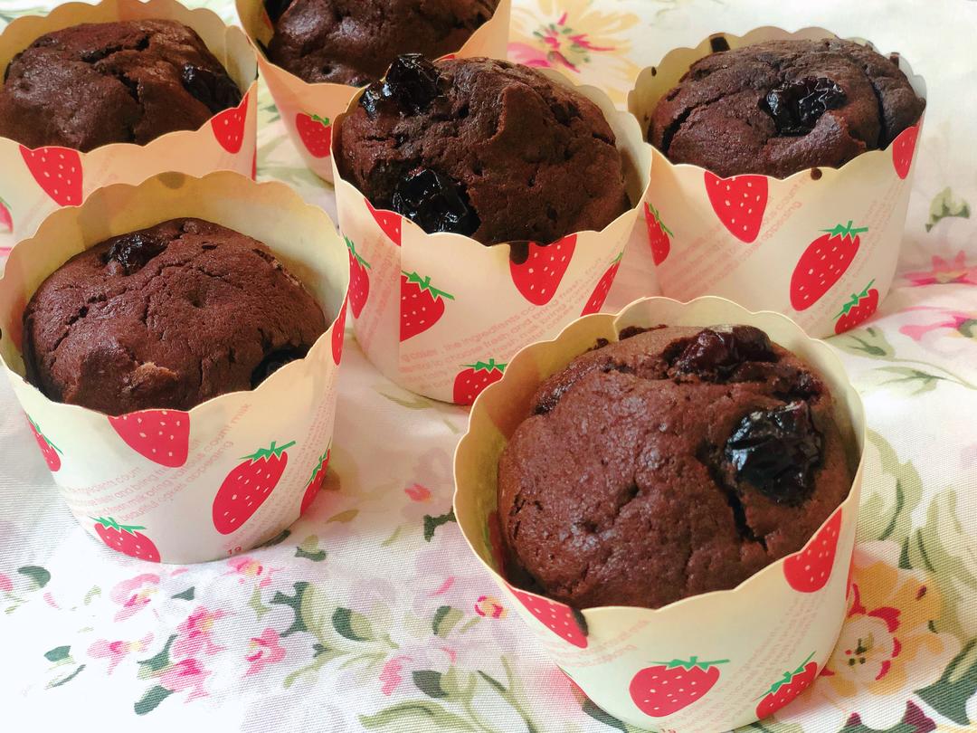 巧克力马芬杯子蛋糕（快手糙汉子版本）