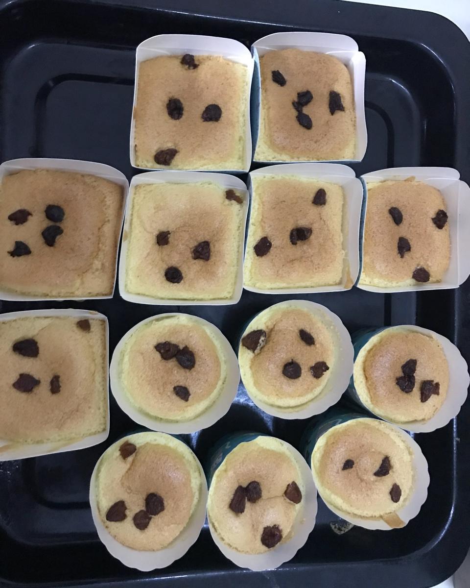 零失败~戚风纸杯小蛋糕🍰 ✨／8寸版戚风蛋糕