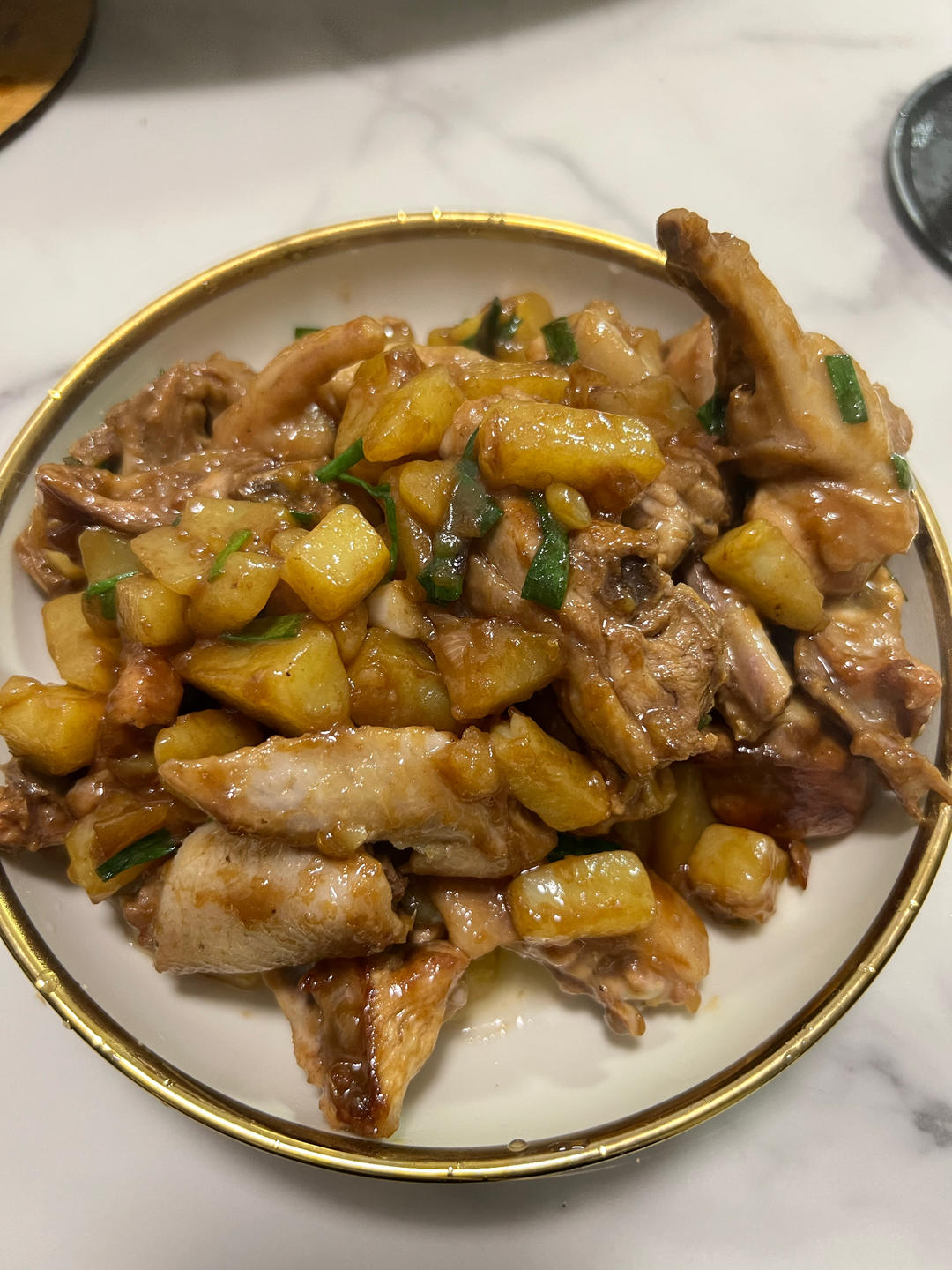 土豆炒鸡