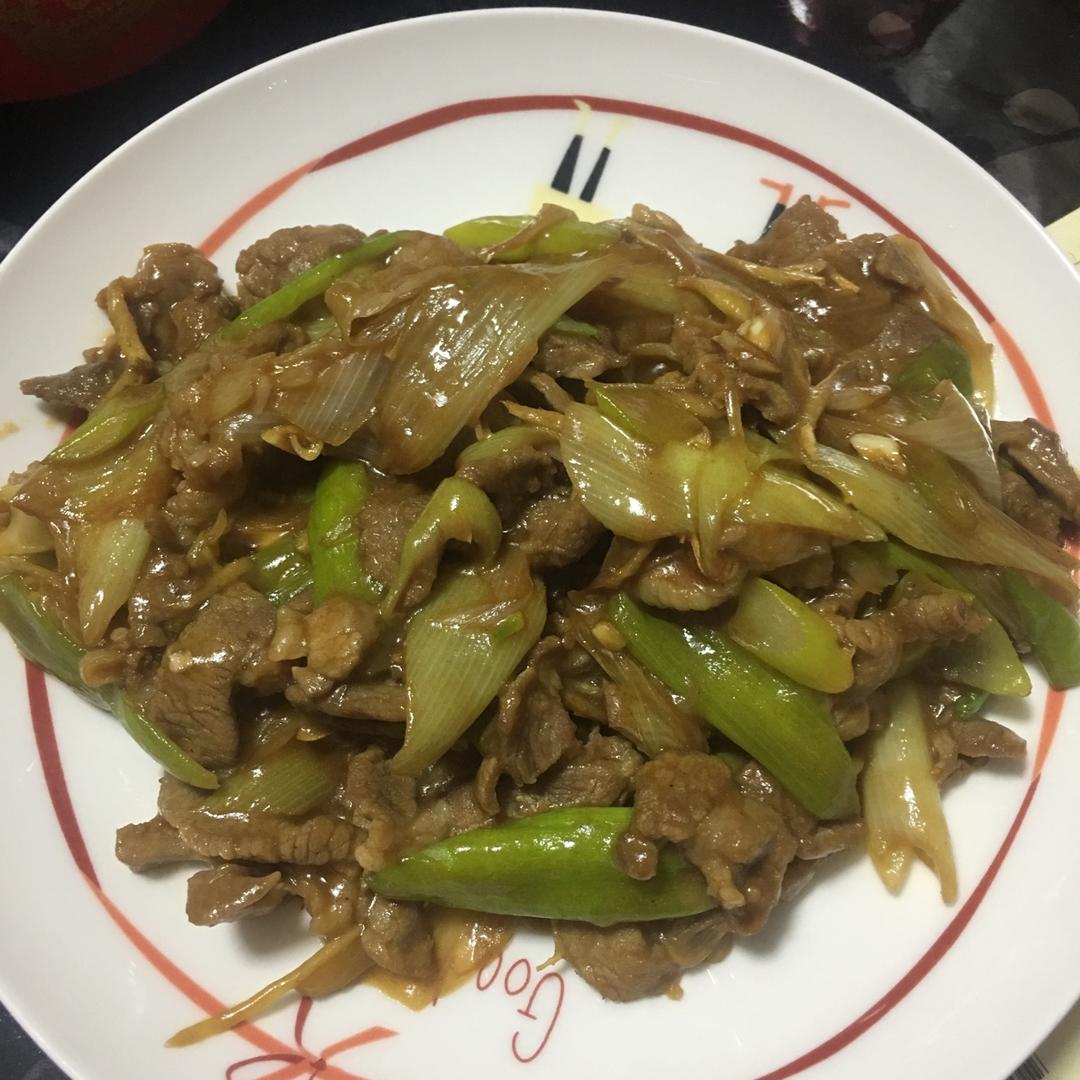 老北京葱爆（炮）羊肉