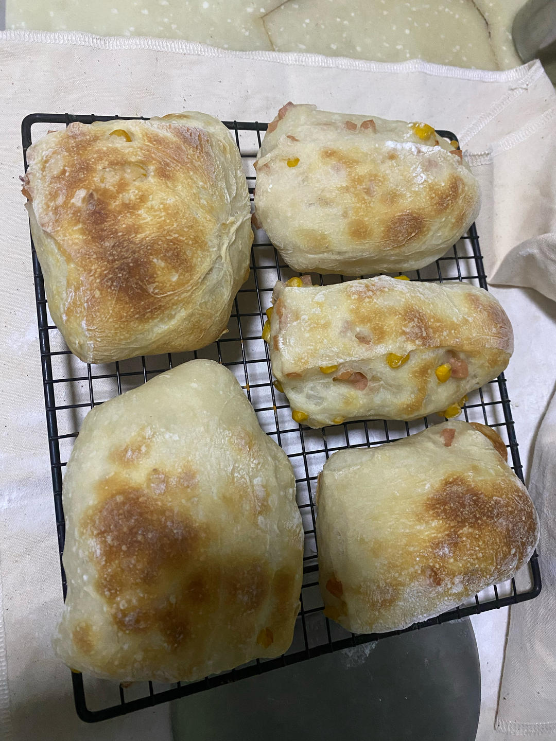 【简简厨房】欧包，直接法无酵种。