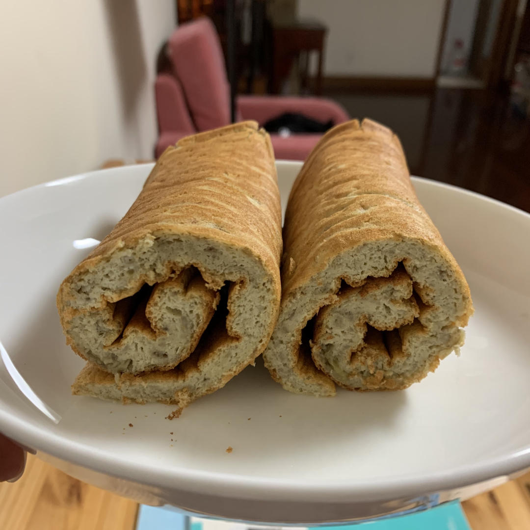 无油低糖·香蕉蛋糕卷