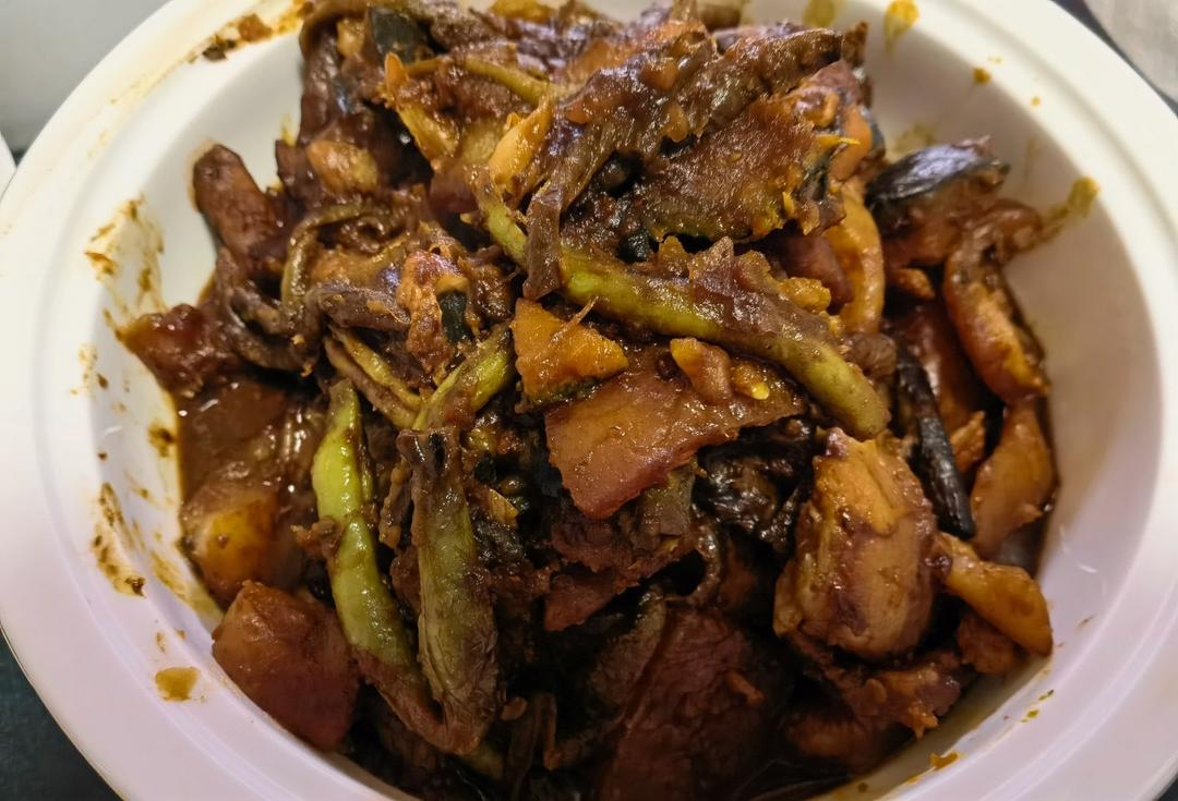 土豆炖豆角