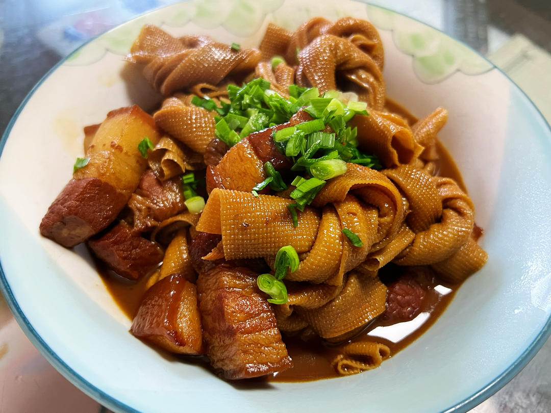 千张结烧肉