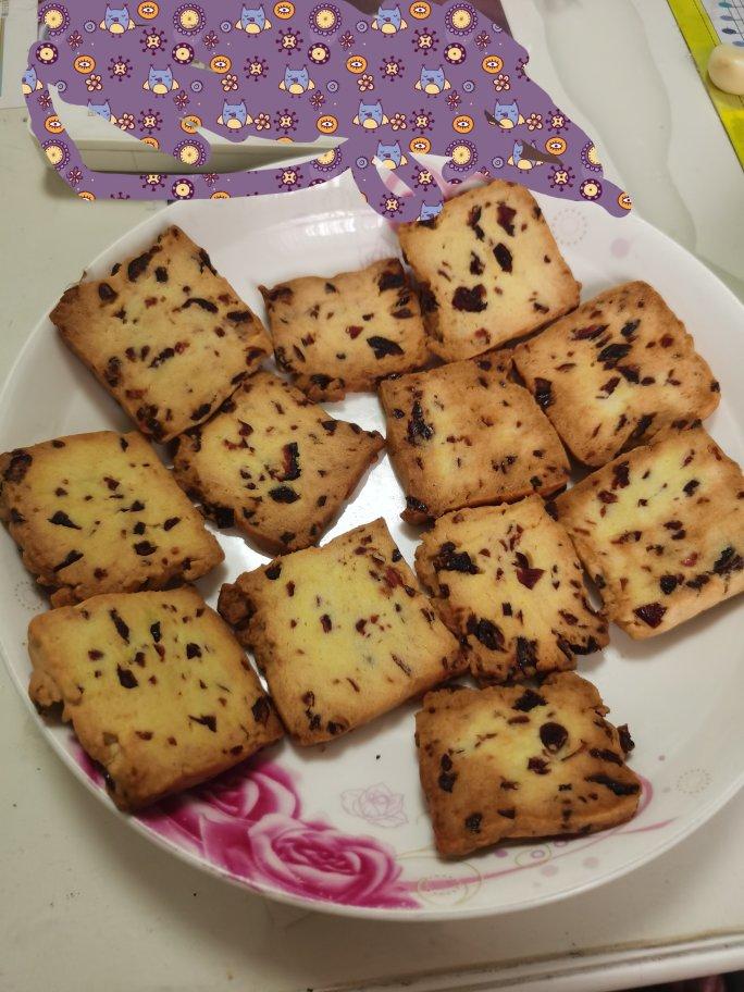 低糖少油版蔓越莓饼干