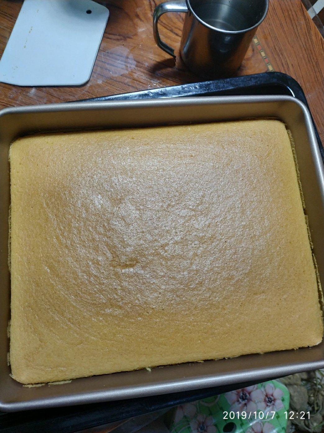 超好记八寸戚风蛋糕（后蛋法）