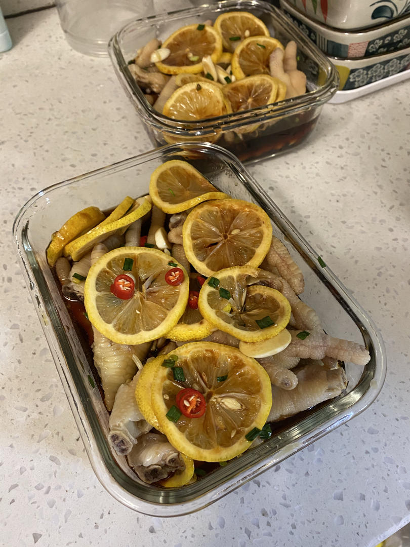 🍋柠檬百香果🌶️酸辣网红鸡爪
