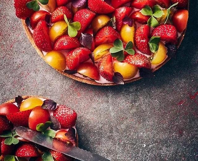 草莓樱桃西红柿挞的做法