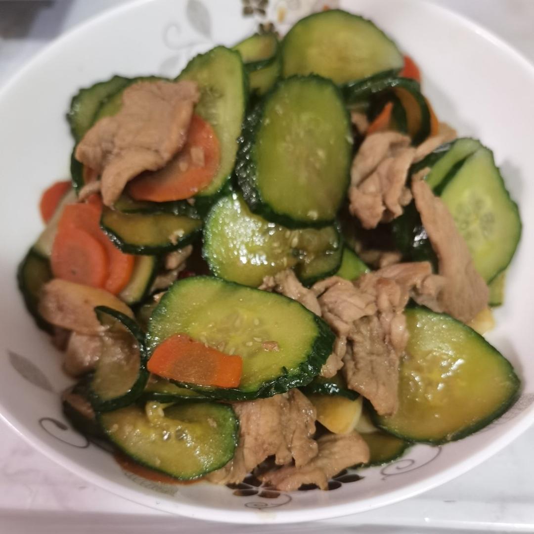 ㊙️牛肉片炒黄瓜‼️牛肉片的嫩滑技巧