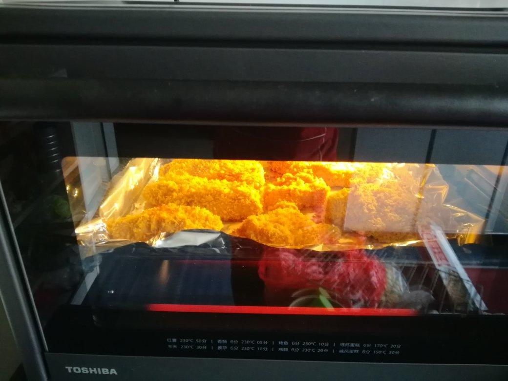 无油烤鸡排（面包糠鸡胸肉）