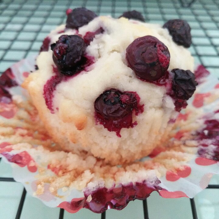 蓝莓枫糖浆酸奶麦芬蛋糕