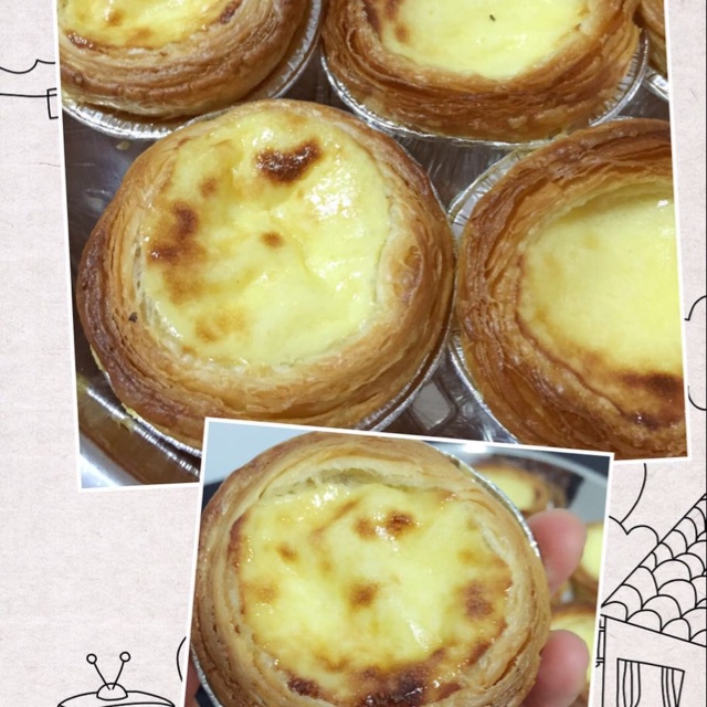 超简做法超简原料`奶香蛋挞