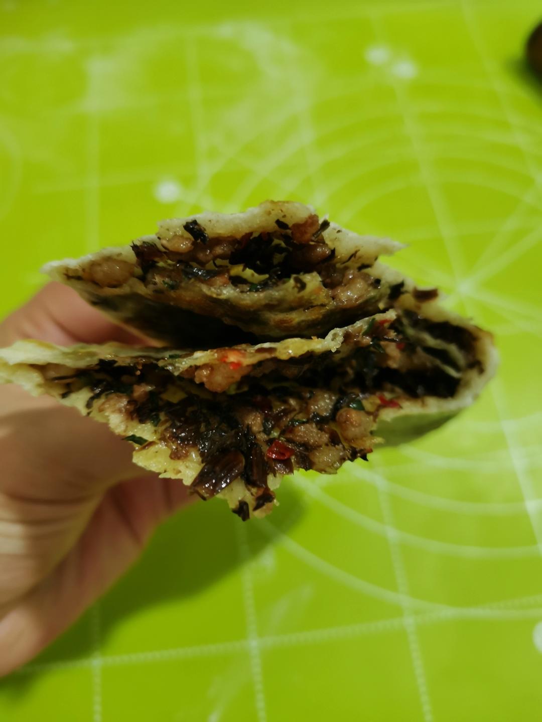 梅干菜猪肉烧饼