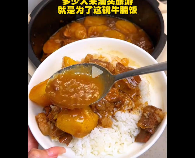 🍗肉食动物系列:汕头牛腩饭的做法