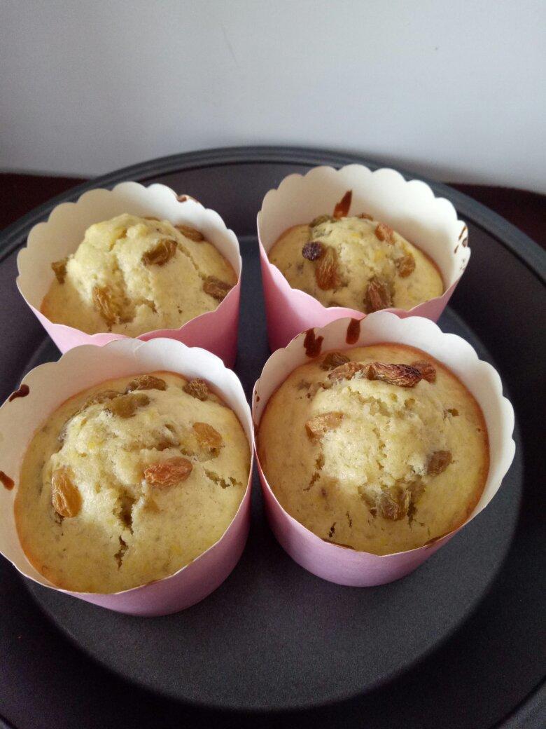 少女心的香蕉蔓越莓玛芬