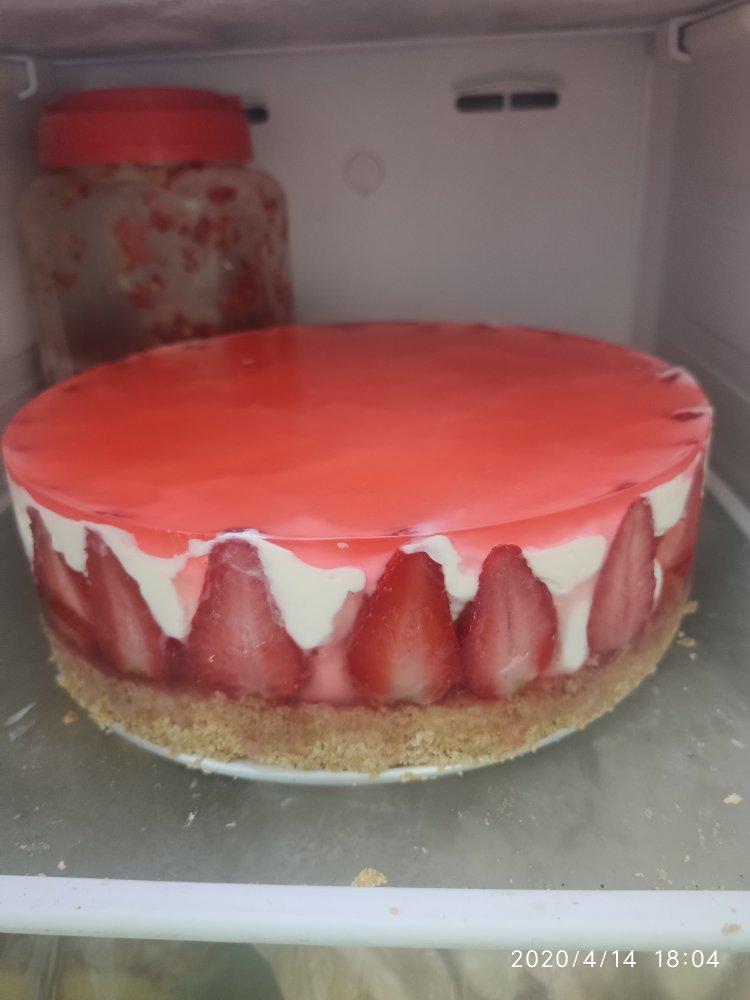 超简单 不用烤箱 小白分分钟上手的生日蛋糕 慕斯蛋糕8寸