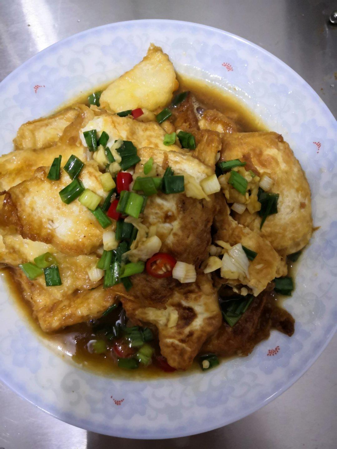 香煎豆腐