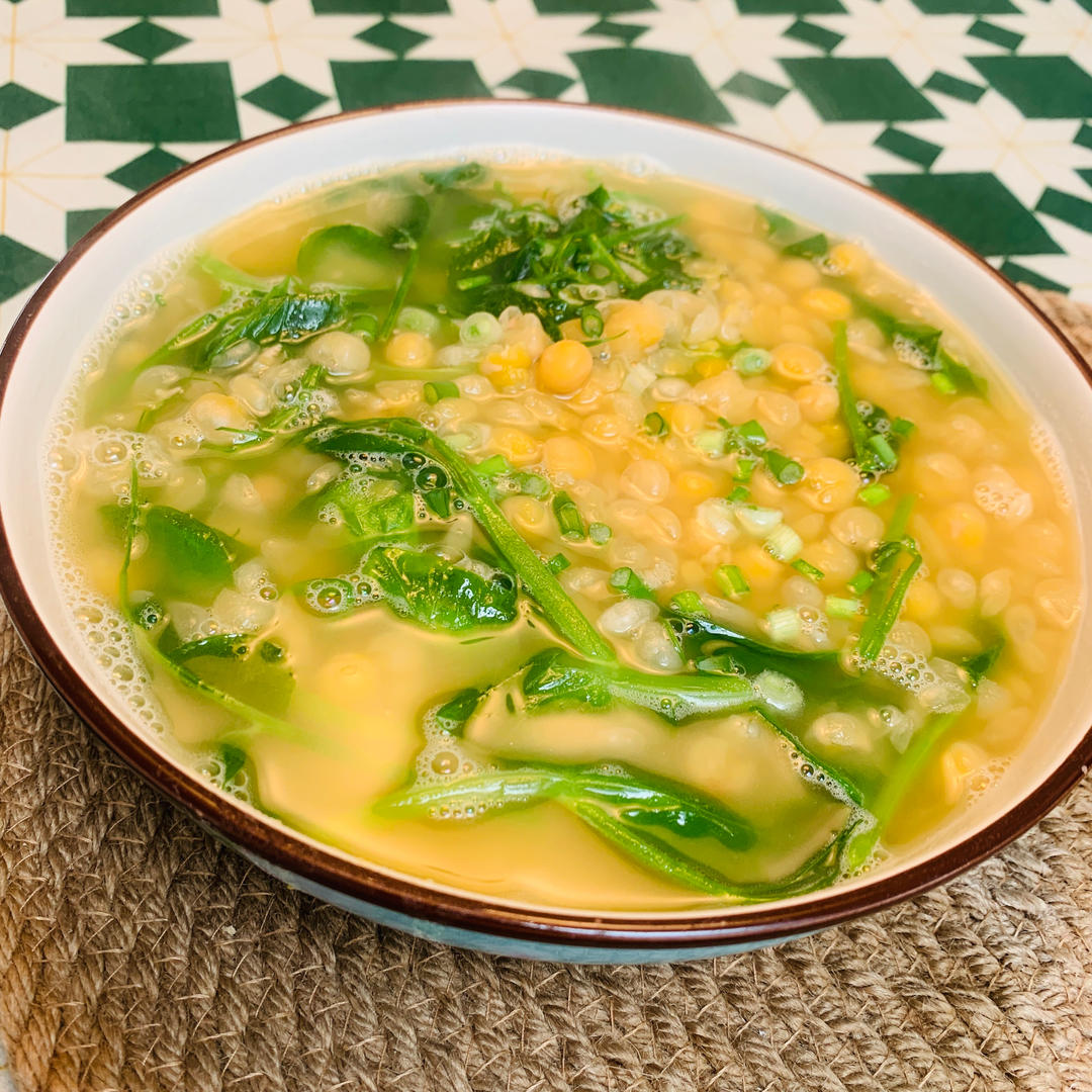 豆汤碗豆尖儿的做法