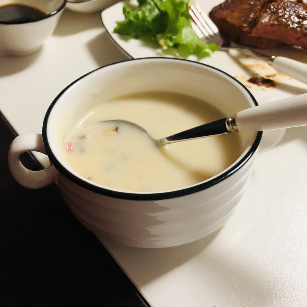 奶油蘑菇汤（完美比例版）