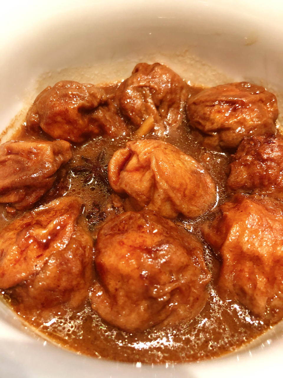 红烧油面筋塞肉