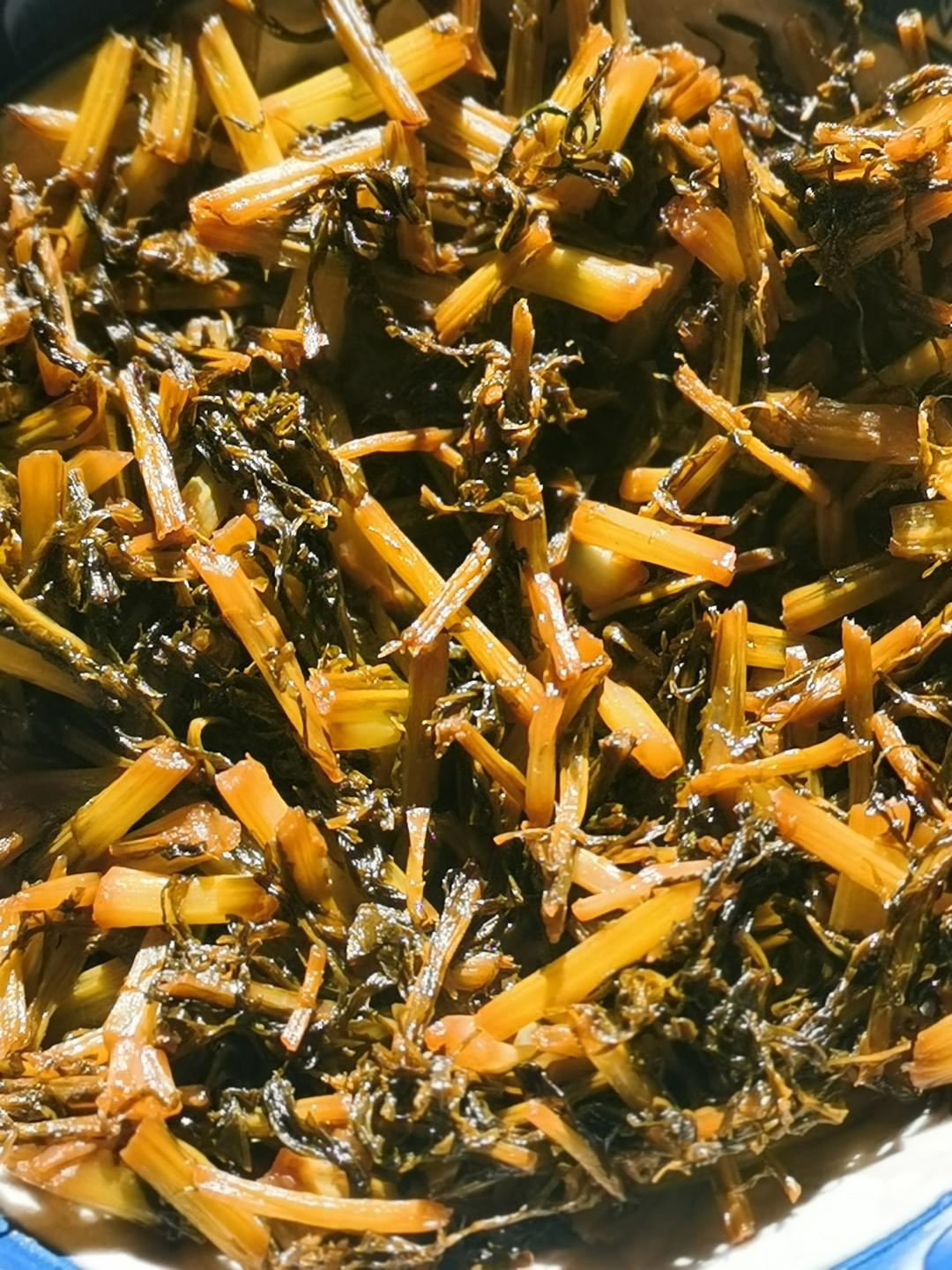 糖醋金丝芥菜
